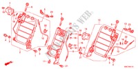 REAR SEAT COMPONENTS(1) for Honda CR-V DIESEL 2.2 EXECUTIVE 5 Doors 5 speed automatic 2011