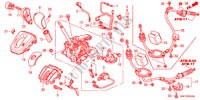 SELECT LEVER(LH) for Honda CR-V DIESEL 2.2 ELEGANCE 5 Doors 5 speed automatic 2011