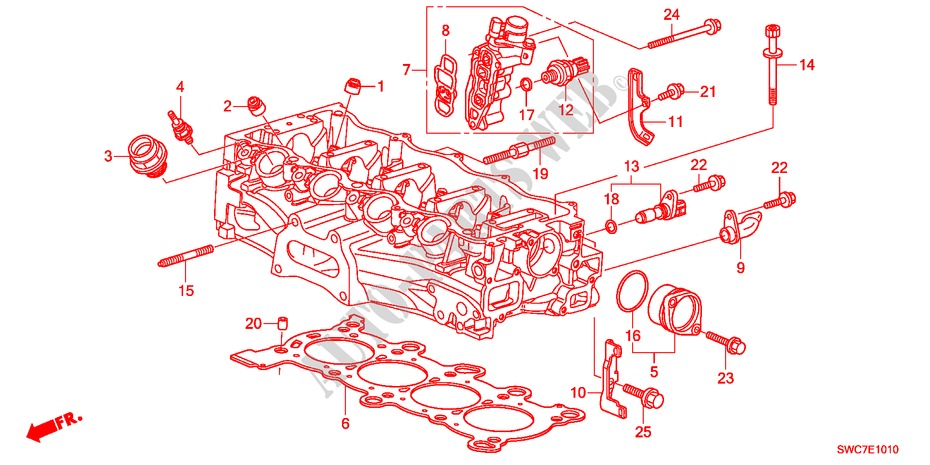 SPOOL VALVE(2.0L) for Honda CR-V EXECUTIVE 5 Doors 6 speed manual 2011