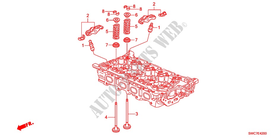 VALVE/ROCKER ARM(DIESEL) for Honda CR-V DIESEL 2.2 ELEGANCE 5 Doors 6 speed manual 2011