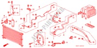 AIR CONDITIONER (HOSES/PIPES)(LH) for Honda SHUTTLE 2.2IES 5 Doors 4 speed automatic 1996