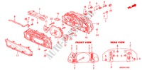 COMBINATION METER COMPONENTS (95/96/97) for Honda SHUTTLE 2.2ILS 5 Doors 4 speed automatic 1996
