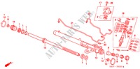 POWER STEERING GEAR BOX COMPONENTS (LH) for Honda SHUTTLE 2.3IES 5 Doors 4 speed automatic 1999