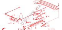 ROOF SLIDE COMPONENT for Honda SHUTTLE 2.2IES 5 Doors 4 speed automatic 1995