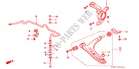 FRONT LOWER ARM/KNUCKLE for Honda CITY LXI-S 4 Doors 4 speed automatic 2003