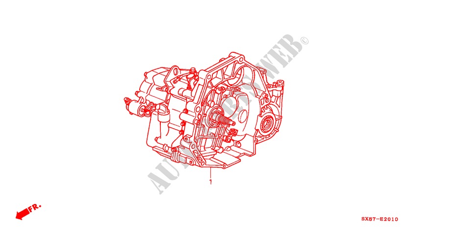TRANSMISSION ASSY. for Honda CITY LXI-S 4 Doors 4 speed automatic 2002