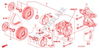 AIR CONDITIONER(COMPRESSO R) for Honda PILOT EX 5 Doors 5 speed automatic 2011