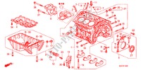 CYLINDER BLOCK/OIL PAN for Honda PILOT EX 5 Doors 5 speed automatic 2011
