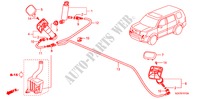HEADLIGHT WASHER for Honda PILOT EX 5 Doors 5 speed automatic 2011