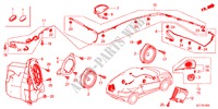 ANTENNA/SPEAKER(LH) for Honda CR-Z TOP 3 Doors 6 speed manual 2011