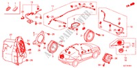ANTENNA/SPEAKER(RH) for Honda CR-Z TOP 3 Doors 6 speed manual 2011