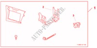 AUDIO EXCHANGE PANEL   LHD for Honda CR-Z BASE 3 Doors 6 speed manual 2011
