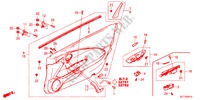 DOOR LINING(LH) for Honda CR-Z THIS IS 3 Doors 6 speed manual 2011