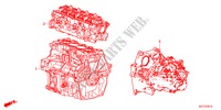ENGINE ASSY./TRANSMISSION  ASSY. for Honda CR-Z TOP 3 Doors 6 speed manual 2011