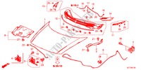ENGINE HOOD(LH) for Honda CR-Z BASE 3 Doors 6 speed manual 2011