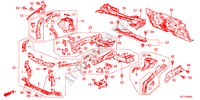 FRONT BULKHEAD/DASHBOARD for Honda CR-Z TOP 3 Doors 6 speed manual 2011