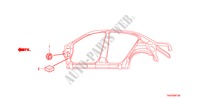 GROMMET(SIDE) for Honda ACCORD 2.4 LX 4 Doors 5 speed manual 2009