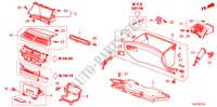 INSTRUMENT PANEL GARNISH( PASSENGER SIDE)(2) for Honda ACCORD 2.4 EX 4 Doors 5 speed automatic 2011