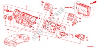 CENTER MODULE(NAVIGATION) for Honda ACCORD 24EXI  SASO MIRROR 4 Doors 5 speed automatic 2012