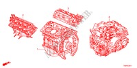 ENGINE ASSY./TRANSMISSION  ASSY.(V6) for Honda ACCORD 35LXI  SASO MIRROR 4 Doors 5 speed automatic 2012