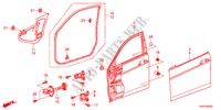 FRONT DOOR PANELS for Honda ACCORD 35LXI  SASO MIRROR 4 Doors 5 speed automatic 2012