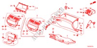 INSTRUMENT PANEL GARNISH( PASSENGER SIDE)(1) for Honda ACCORD 35EXI  SASO MIRROR 4 Doors 5 speed automatic 2012