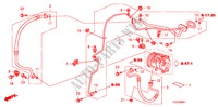 AIR CONDITIONER(HOSES/PIP ES)(V6) for Honda ACCORD V6 EX 2 Doors 5 speed automatic 2010