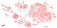 ENGINE MOUNTING BRACKET(L 4) for Honda ACCORD 2.4 EXG 2 Doors 5 speed automatic 2010