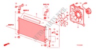 AIR CONDITIONER (CONDENSER) for Honda JAZZ 1.2 SE 5 Doors 5 speed manual 2009