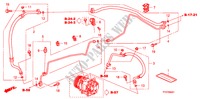 AIR CONDITIONER (HOSES/PIPES) (RH) for Honda JAZZ 1.2 SE   TEMP TIRE 5 Doors 5 speed manual 2009