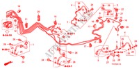 BRAKE PIPE/HOSE (LH) (DISK) (ABS) for Honda JAZZ 1.2 SE   TEMP TIRE 5 Doors 5 speed manual 2009