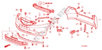 BUMPERS (1) for Honda JAZZ 1.2 LSRE 5 Doors 5 speed manual 2009