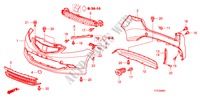 BUMPERS (2) for Honda JAZZ 1.4 LSS  TEMP TIRE 5 Doors 5 speed manual 2009