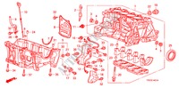 CYLINDER BLOCK/OIL PAN (1.5L) for Honda JAZZ 1.5 LXE 5 Doors 5 speed manual 2009