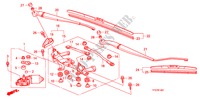 FRONT WINDSHIELD WIPER (RH) for Honda JAZZ 1.4 ES 5 Doors Intelligent Manual Transmission 2009