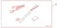 HDD NAVI IPOD CORD for Honda JAZZ 1.4 LS 5 Doors 5 speed manual 2009