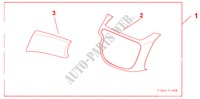 INTERIOR LH CTR PANEL & UPR BOX LID PANEL DESIGN B for Honda JAZZ 1.4 LS 5 Doors 5 speed manual 2009
