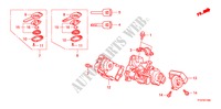 KEY CYLINDER COMPONENTS for Honda JAZZ 1.4 LS 5 Doors 5 speed manual 2009
