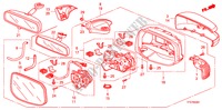 MIRROR (AUTO TURN) for Honda JAZZ 1.4 LS 5 Doors 5 speed manual 2009