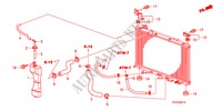 RADIATOR HOSE/ RESERVE TANK for Honda JAZZ 1.2 LSRE 5 Doors 5 speed manual 2009