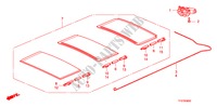 SUN SHADE COMPONENTS for Honda JAZZ 1.5 EXE 5 Doors 5 speed manual 2009