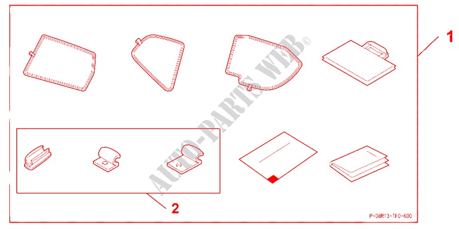 RR SUNSHADE  RR AND SIDE WINDOW(6PC KIT) for Honda JAZZ 1.4 ES 5 Doors Intelligent Manual Transmission 2009