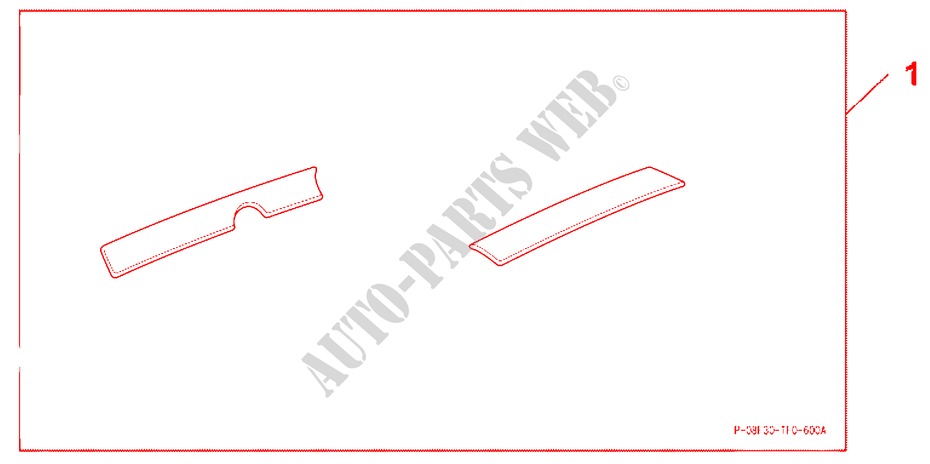 RR T/G GARNISH  METAL COLOUR  > CHROME for Honda JAZZ 1.4 LS 5 Doors 5 speed manual 2009