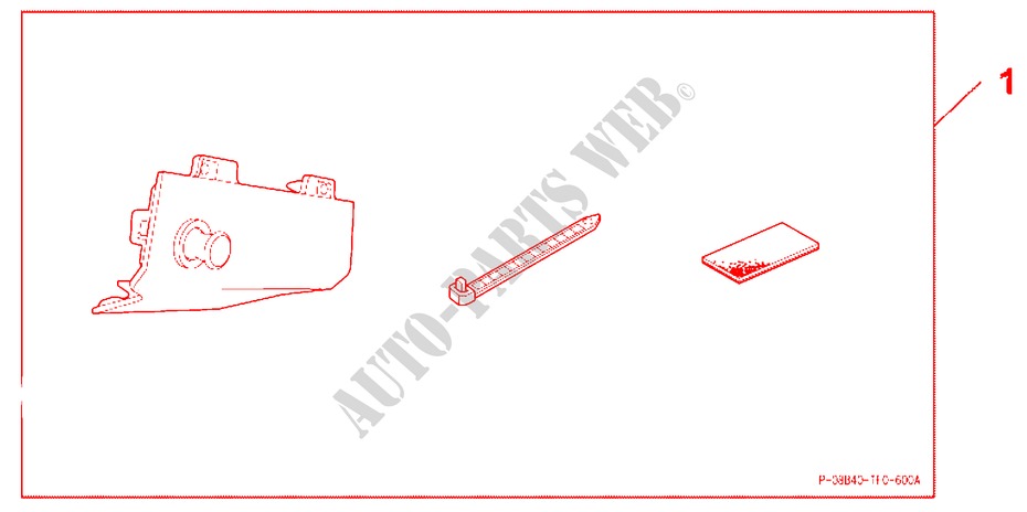 USB PANEL for Honda JAZZ 1.4 EXCL TEMP TIRE 5 Doors 5 speed manual 2009