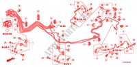 BRAKE PIPE/HOSE(LH)(VSA) for Honda JAZZ 1.2 SE 5 Doors 5 speed manual 2010