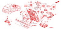 CONTROL UNIT(CABIN)(1)(LH ) for Honda JAZZ 1.2 SE   TEMP TIRE 5 Doors 5 speed manual 2010