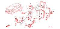 CONTROL UNIT(ENGINE ROOM) (LH) for Honda JAZZ 1.2 SE   TEMP TIRE 5 Doors 5 speed manual 2010