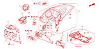 INSTRUMENT PANEL GARNISH( DRIVER SIDE)(LH) for Honda JAZZ 1.2 SE   TEMP TIRE 5 Doors 5 speed manual 2010