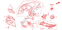 INSTRUMENT PANEL GARNISH( DRIVER SIDE)(RH) for Honda JAZZ 1.4 ES 5 Doors 5 speed manual 2010