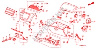 INSTRUMENT PANEL GARNISH( PASSENGER SIDE)(LH) for Honda JAZZ 1.2 SE   TEMP TIRE 5 Doors 5 speed manual 2010